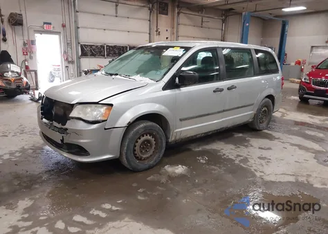 2012 Dodge Grand Caravan Se/Avp из США, поврежденный, VIN 2C4RDGBG0CR268569